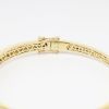 Picture of Confetti Collection 14k Yellow Gold & Diamond Hinged Bangle Bracelet