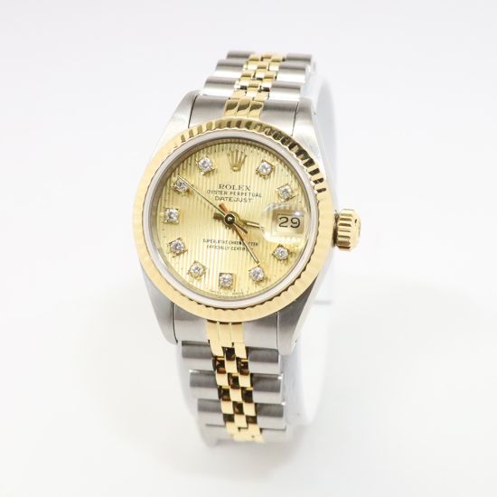 Picture of Ladies Rolex 18k Yellow Gold & Stainless Steel Datejust Oyster Watch