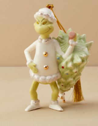 Picture of 2024 Lenox Grinch Stealing The Tree Ornament