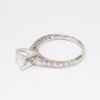 Picture of 14k White Gold & Round Brilliant Cut Diamond Solitaire Bridal Ring Set
