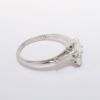 Picture of 14k White Gold & Marquise Cut Diamond Solitaire Ring with Baguette Cut Accents