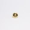 Picture of 14K Yellow Gold & Round Brilliant Cut Diamond Solitaire Stud Earrings