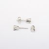 Picture of 14k White Gold & 0.50ctw Round Brilliant Cut Diamond Solitaire Earrings