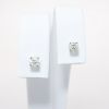 Picture of 14k White Gold & 0.50ctw Round Brilliant Cut Diamond Solitaire Earrings