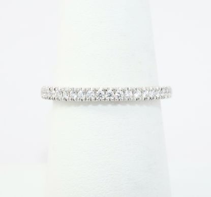 Picture of Delicate 14k White Gold & Diamond Wedding Band