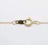 Picture of 14k Yellow Gold & Diamond Flower Pendant Necklace