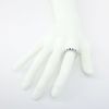 Picture of 14k White Gold & Oval Cut , Bezel Set Sapphire Band Ring
