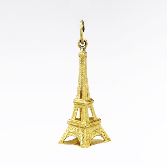 Picture of 18k Yellow Gold Eiffel Tower Charm