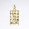 Picture of 14k Yellow Gold Articulated Abacus Charm
