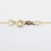 Picture of 14k Yellow Gold & Pavé Set Diamond Snake Pendant Necklace with Ruby Eyes