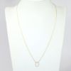 Picture of 14k Yellow Gold Necklace with Geometric Diamond Pendant
