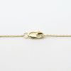 Picture of 14k Yellow Gold Necklace with Gold & Diamond Paperclip Style Pendant