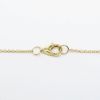 Picture of 14k Yellow Gold Necklace with Diamond Arc Pendant