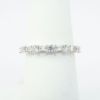 Picture of 14k White Gold & Alternating Baguette & Round Cut Diamonds Wedding Band