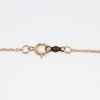 Picture of 14k Rose Gold Necklace and Opal Cabochon Pendant with Diamond Halo
