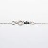Picture of 14k White Gold Necklace with Emerald Cut Ruby Pendant with Double Diamond Halo