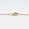 Picture of 14k Rose Gold Necklace with Diamond Arched Bar Pendant
