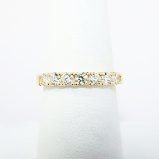 Picture of 14k Yellow Gold & Diamond Anniversary Band