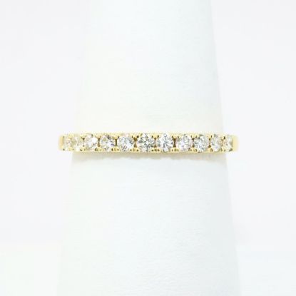 Picture of 14k Yellow Gold & Diamond Wedding Band