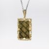 Picture of Credit Suisse Gold Bar Pendant with Gold Nugget Bezel