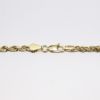 Picture of 14k Yellow Gold Diamond Cut Rope Chain Necklace