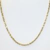 Picture of 14k Yellow Gold Diamond Cut Rope Chain Necklace