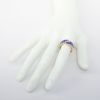 Picture of Southwest Inspired 14k Yellow Gold & Inlaid Lapis Ring with Diamond Accents