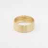 Picture of 14k Yellow Gold Brushed Finished Wedding Band with Latin Inscription Inside