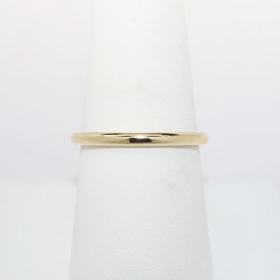 Picture of 14k Yellow Gold Rounded Edge Wedding Band