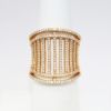 Picture of 18k Rose Gold & Diamond Cage Statement Ring