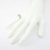 Picture of Antique Art Deco Era 14k White Gold Filigree Double Diamond Ring