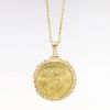 Picture of 1/2 oz. Fine Gold 25 Dollar Liberty Coin set in 14k Yellow Gold