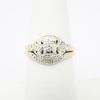 Picture of Vintage 1940's 14k Two-Tone Gold & Diamond Bridal Ring Set