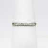 Picture of Antique Early Art Deco 18k White Gold & Diamond Wedding Band