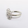 Picture of Vintage 1940's 14k White Gold & Diamond Statement Ring