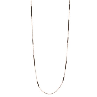 Picture of 38" Rose Gold Vermeil Sterling Silver Necklace 
