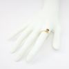 Picture of Vintage 14k (585) Etched Yellow Gold & Ruby Flower Ring with Diamond Center