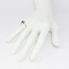 Picture of Antique Late Victorian Era Etched 14k Yellow Gold & Garnet Cabochon Ring with Seed Pearl Halo