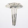 Picture of Antique Victorian Sterling Silver Decorative Hair Comb