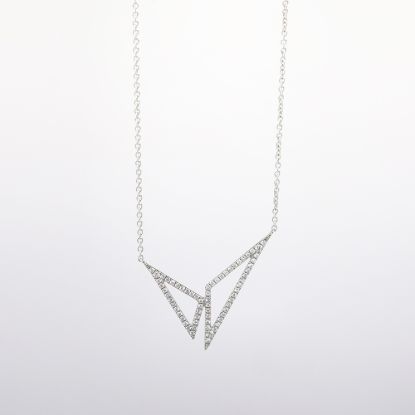 Picture of 14k White Gold & Diamond Necklace 