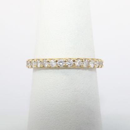 Picture of 14k Yellow Gold Eternity Diamond Band