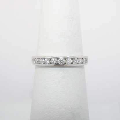 Picture of 14k White Gold Diamond Band 