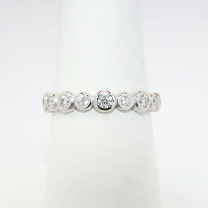 Picture of 14k White Gold Diamond Eternity Band 