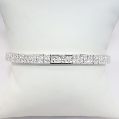 Picture of 18k White Gold Diamond Tennis Bracelet 