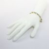 Picture of 14k Yellow Blue Diamond Bracelet 
