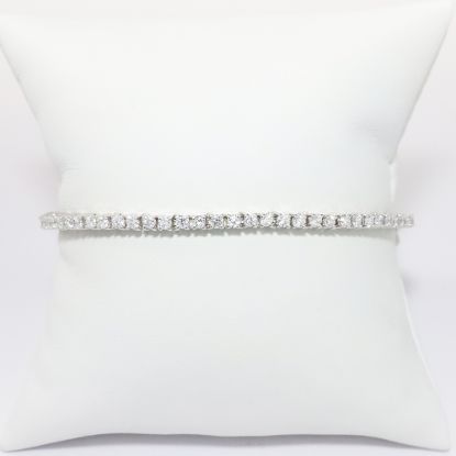 Picture of 14k White Gold Diamond Tennis Bracelet 