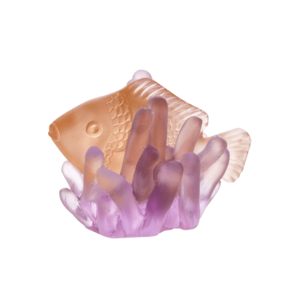Picture of Violet & Amber Fish & Anemone Figurine