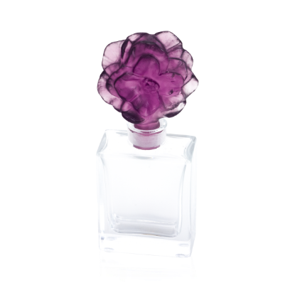 Picture of Daum Violet Camellia Perfume Bottle