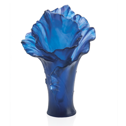 Picture of Daum Arum Bleu Nuit Large Vase