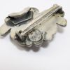 Picture of Antique Art Nouveau Sterling Silver Lotus 2-Piece Belt Buckle by William B. Kerr